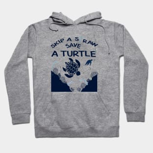 Skip a Straw Save a Turtle Multi-Color Shirt / Save Turtle Shirt / Ocean Pollution Shirt / Environmental Awareness Shirt Hoodie